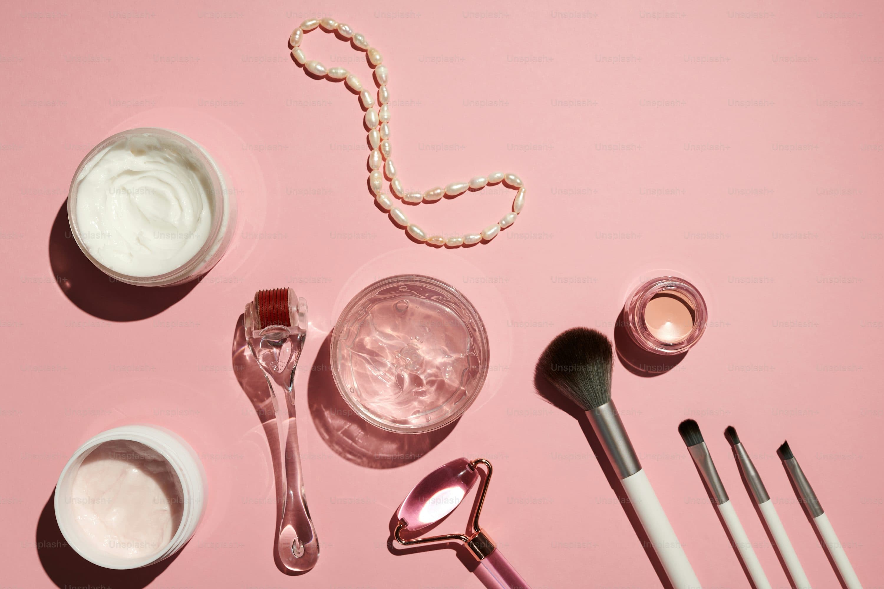 Beauty brand identity — illustrative sample